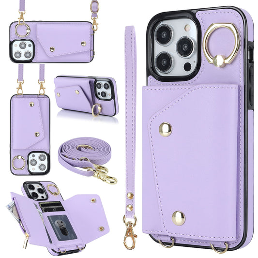 Coque luxueux Iphone_Portefeuille integré