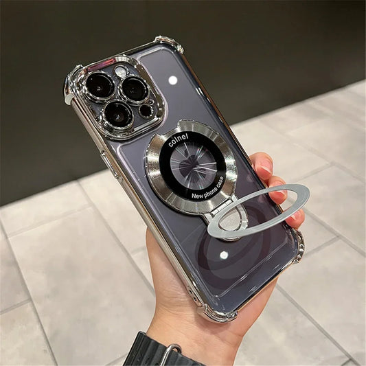 Coque magnétique  iPhone avec  double support intégré| Pratique et Stylé