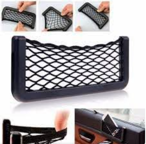 filets organisateur pour voiture  - maille de rangement entre les sièges