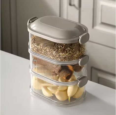 Boites de stockage épices à plusieurs niveaux