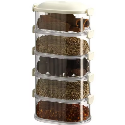 Boites de stockage épices à plusieurs niveaux