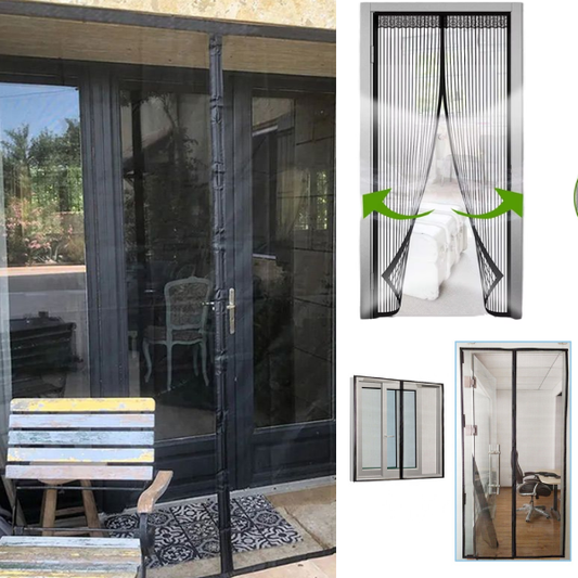 Moustiquaire magnétique pour porte_anti insectes