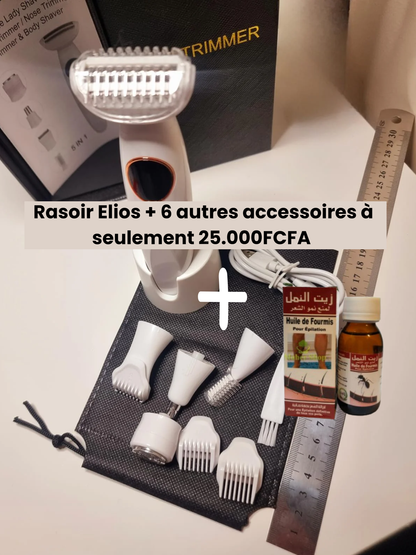 Rasoir Feminin  Multifonctionnel 5-en-1 Elios
