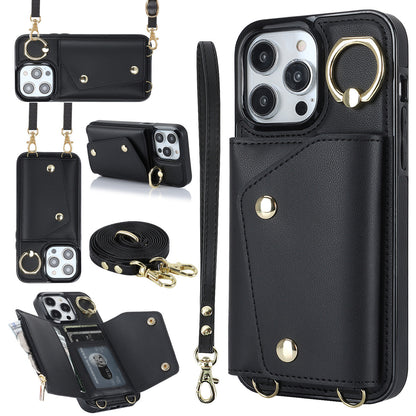 Coque luxueux Iphone_Portefeuille integré